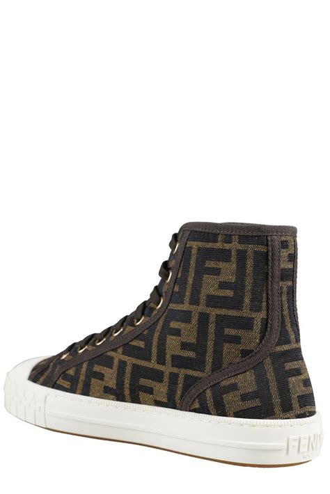 fendi pequin high-top sneakers|Women's Luxury Sneakers .